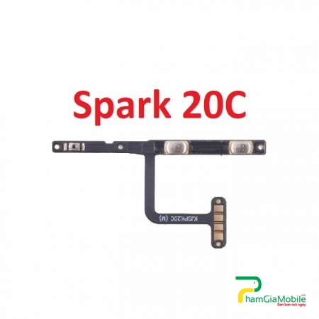 Dây Nút Nguồn Âm Lượng Tecno Spark 20C Power On off + Volume Key Flex Cable